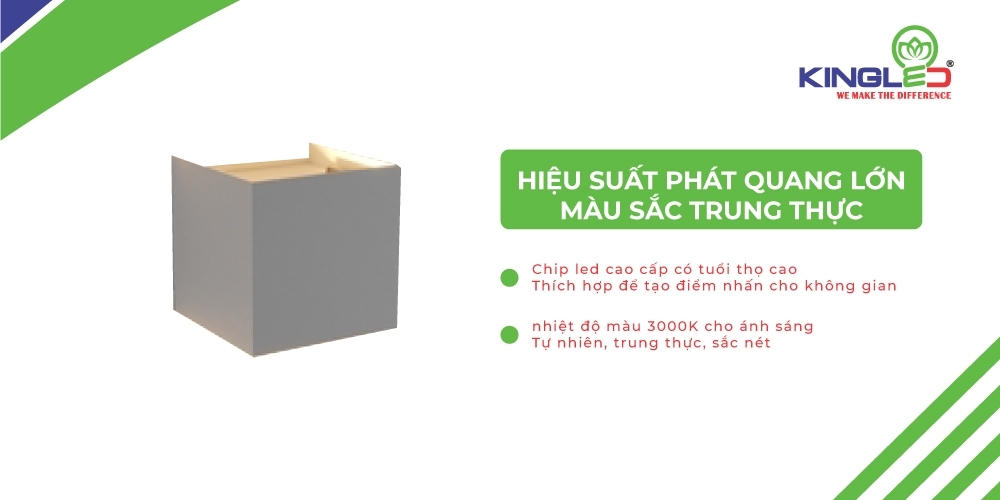 Đèn hắt tường Led LWA5011-WH