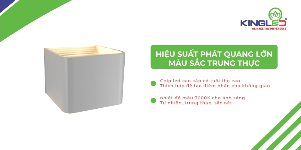 Đèn hắt tường Led LWA901A-WH