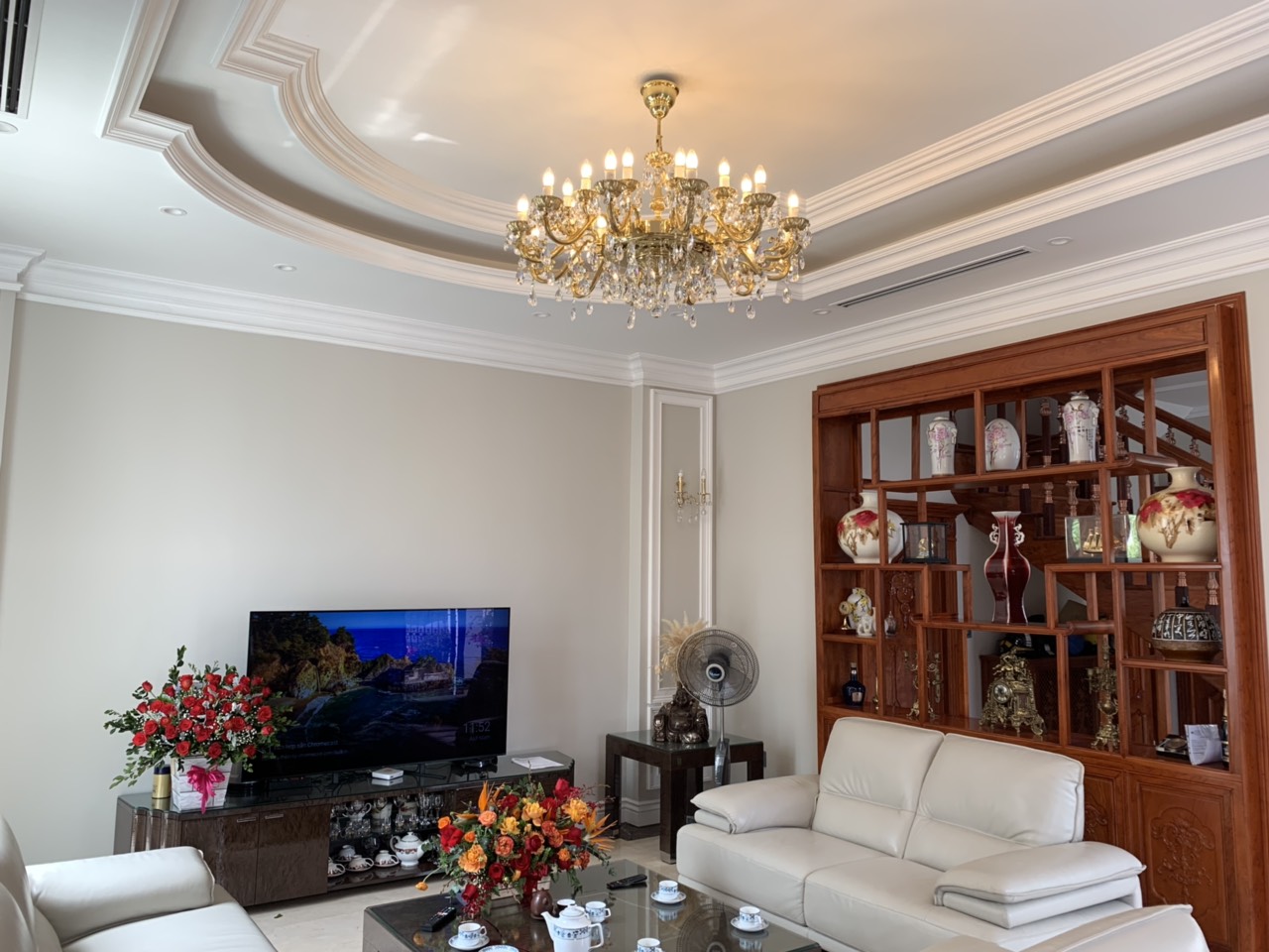 Xu hướng sử dụng đèn chùm trang trí nhà chung cư năm 2021