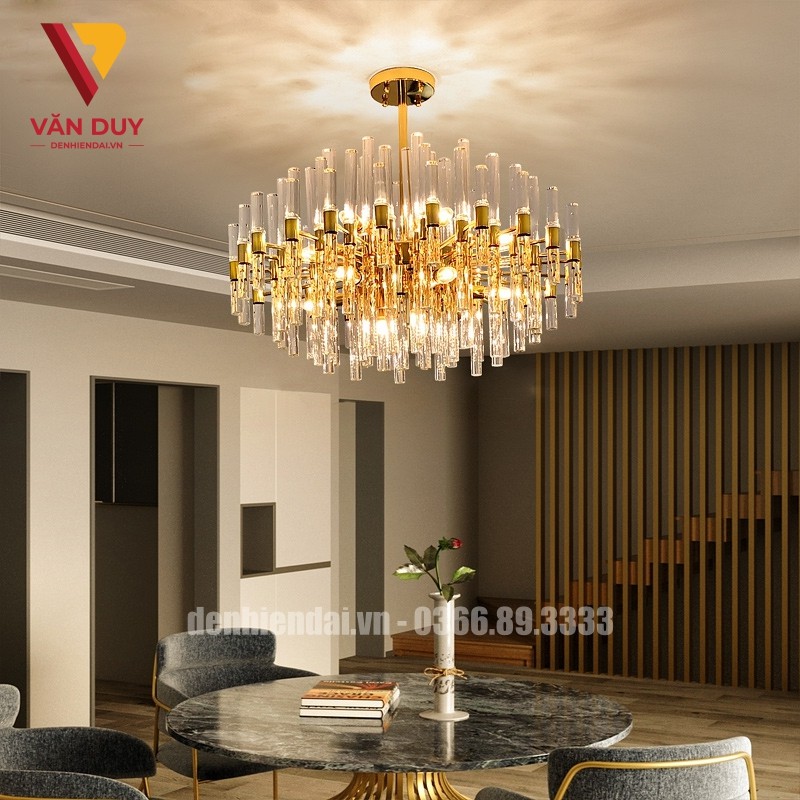 Hướng dẫn cách vệ sinh đèn chùm cho phòng khách đơn giản nhất