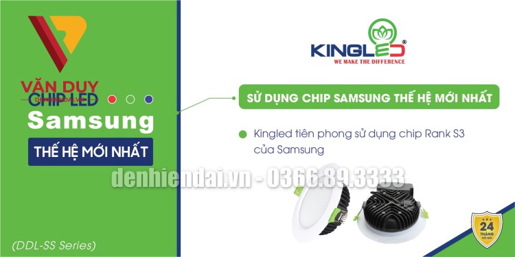 SỬ DỤNG CHIP LED SAMSUNG THẾ HỆ MỚI NHẤT