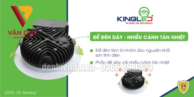 ĐẾ ĐÈN DÀY – TẢN NHIỆT HIỆU QUẢ