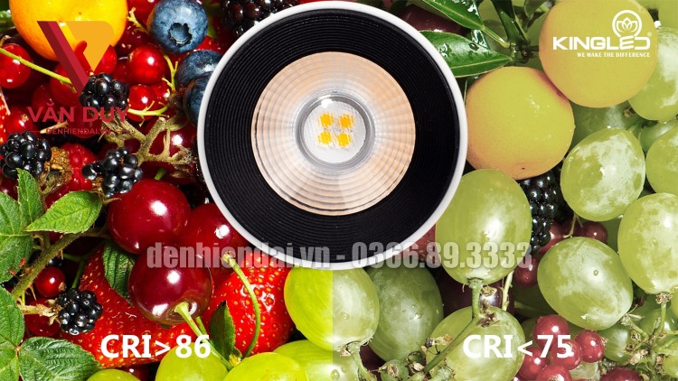 Đèn Led rọi ray Sapphire 7W vỏ trắng Ánh sáng trung thực - sống động