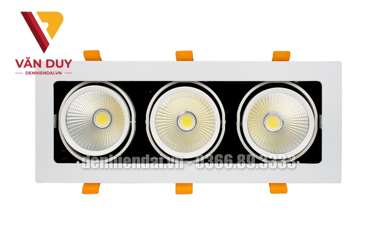 Đèn Led Spotlight âm trần hộp ba