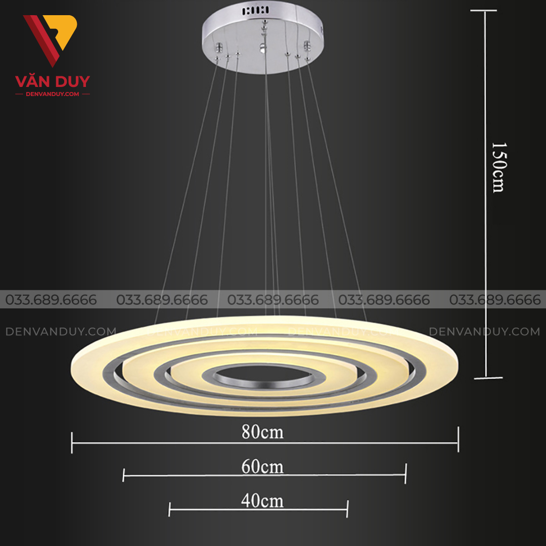 Đèn thả vòng led hiện đại 3309
