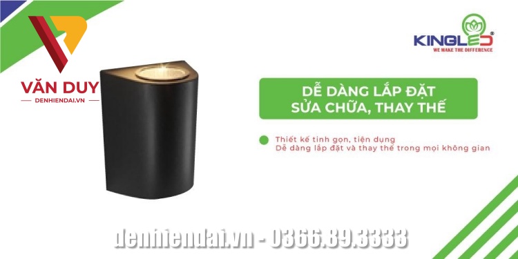 Dễ dàng lắp đặt, sửa chữa, thay thế