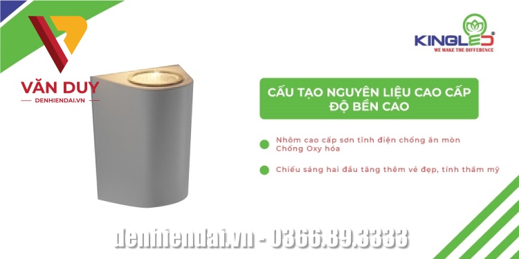 Cấu tạo từ nguyên liệu cao cấp – Độ bền cao