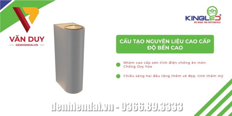 Cấu tạo từ nguyên liệu cao cấp – Độ bền cao