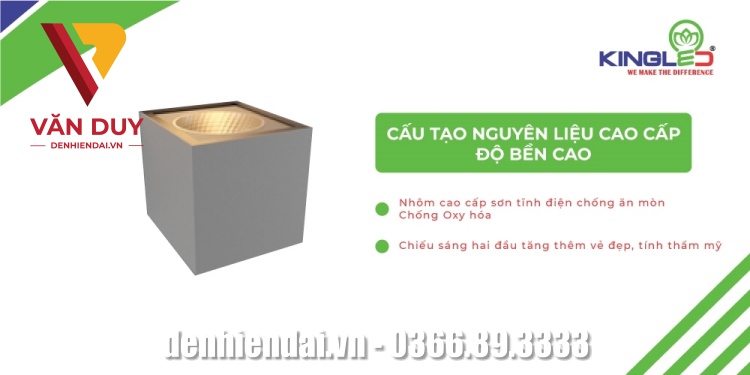 Cấu tạo từ nguyên liệu cao cấp – Độ bền cao