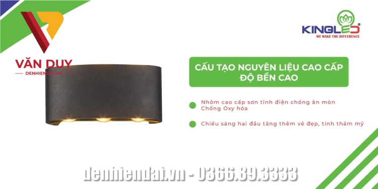 Cấu tạo từ nguyên liệu cao cấp – Độ bền cao