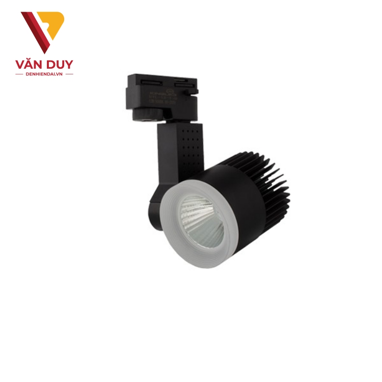 Đèn Led rọi ray COB 12W vỏ đen